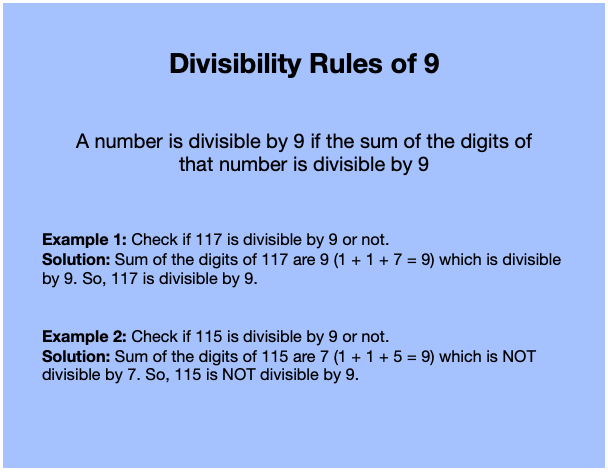 Is 657 Divisible By 9